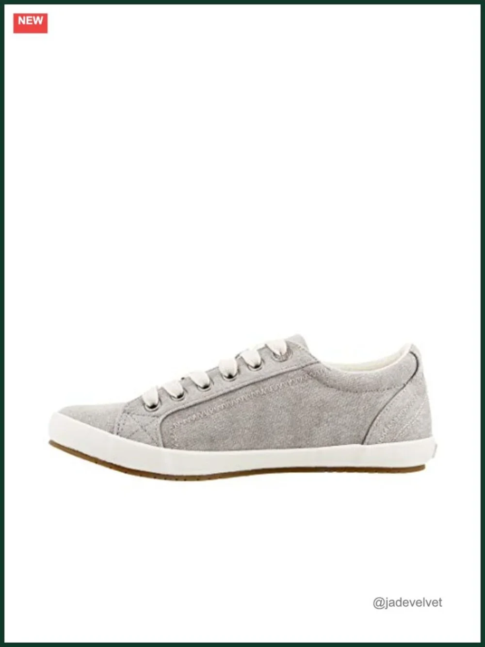 Women's Canvas Sneakers - Cushioned Lace-Up Low Top Athletic Shoe